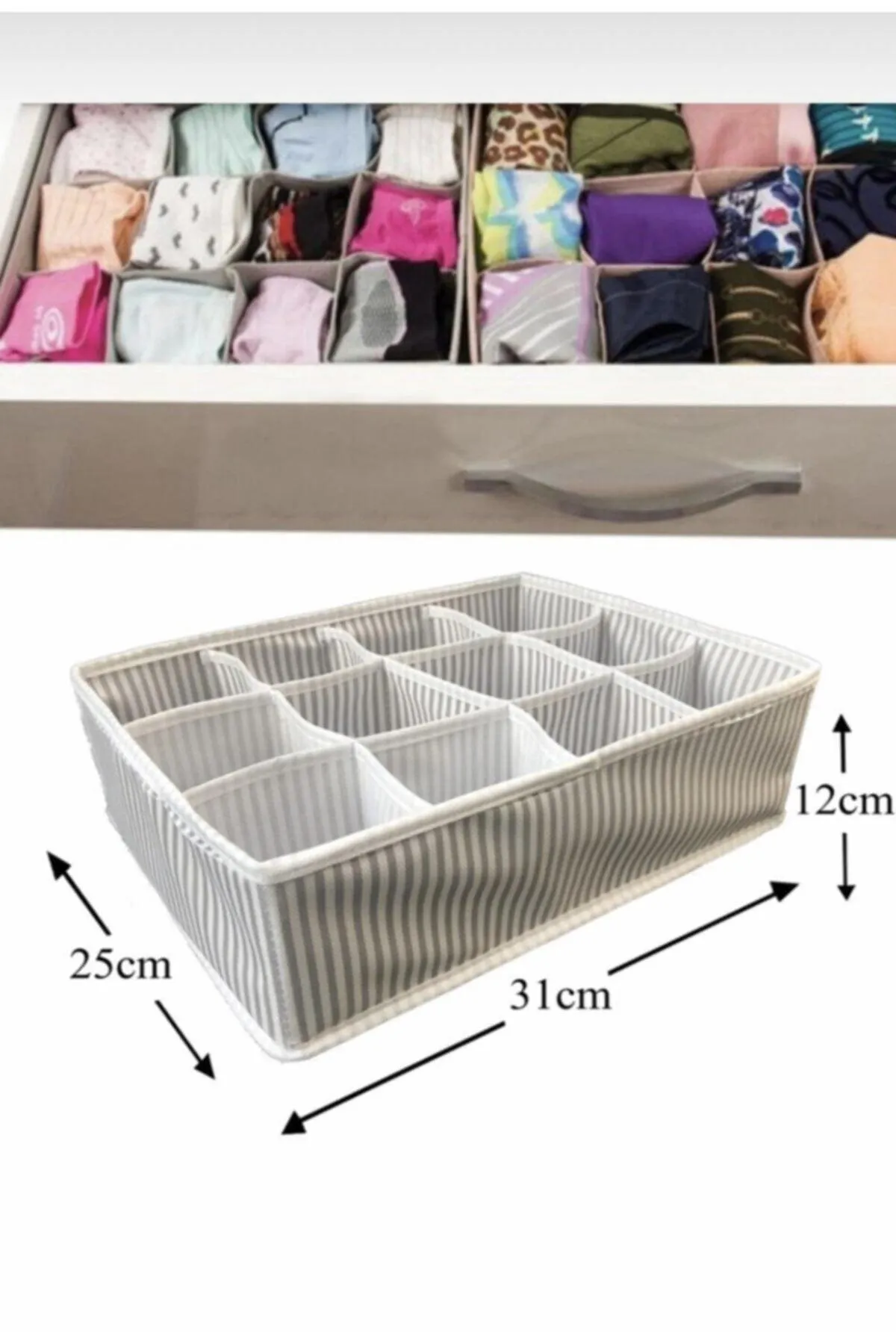 12 Compartment Drawer Organizer