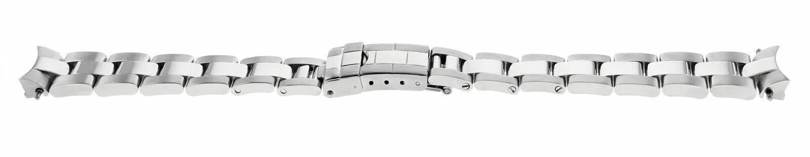 14MM OYSTER WATCH BAND FOR ROLEX LADY  YACHTMASTER SHINY CENTER SOLID END PIECE