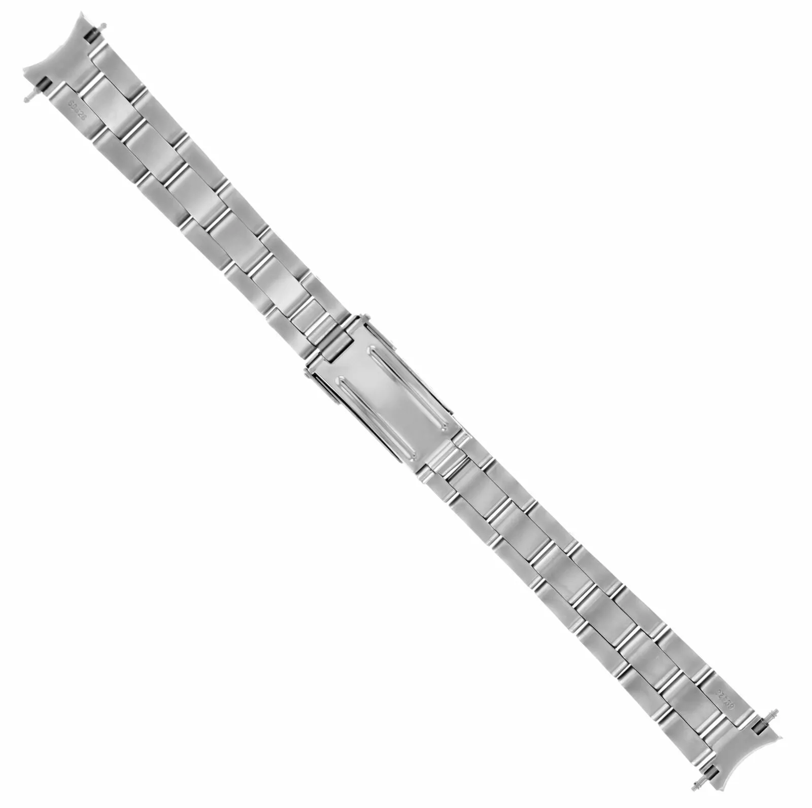14MM OYSTER WATCH BAND FOR ROLEX LADY  YACHTMASTER SHINY CENTER SOLID END PIECE