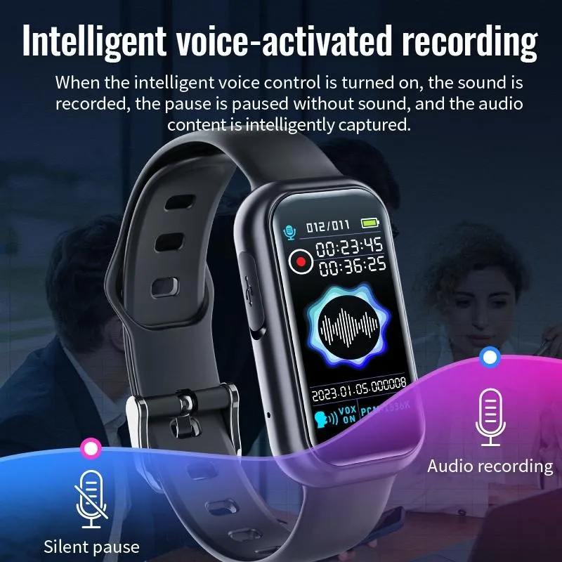 16Gb Bluetooth Bracelet With Smart Hd Noise Reduction