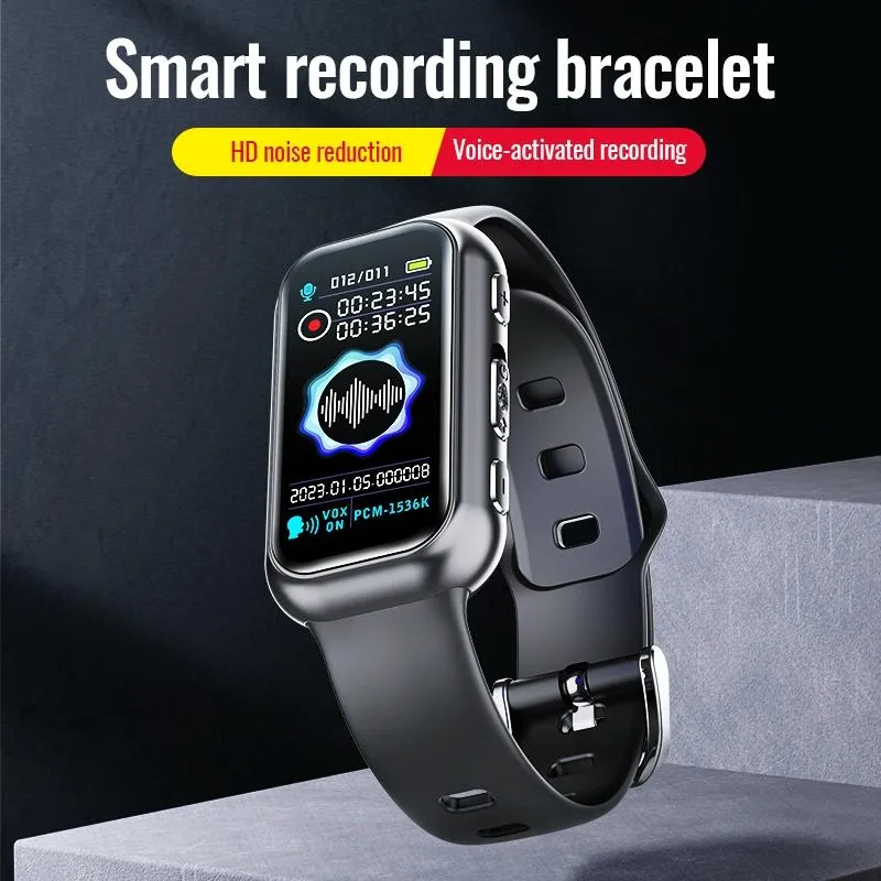 16Gb Bluetooth Bracelet With Smart Hd Noise Reduction