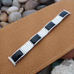 19mm 18mm 16mm 1958 10k White Gold-Fill Long Speidel Calypso Vintage Watch Band