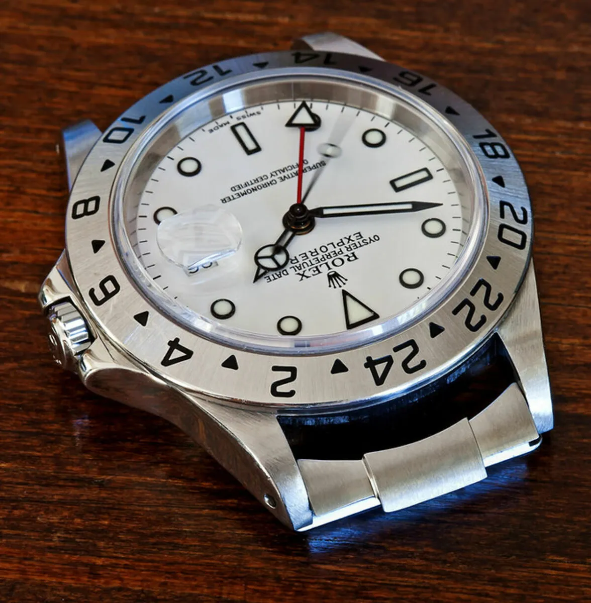 2 CUSTOM STRAP END LINK PIECE FOR ROLEX GMT 126711 126711CHNR MATTE