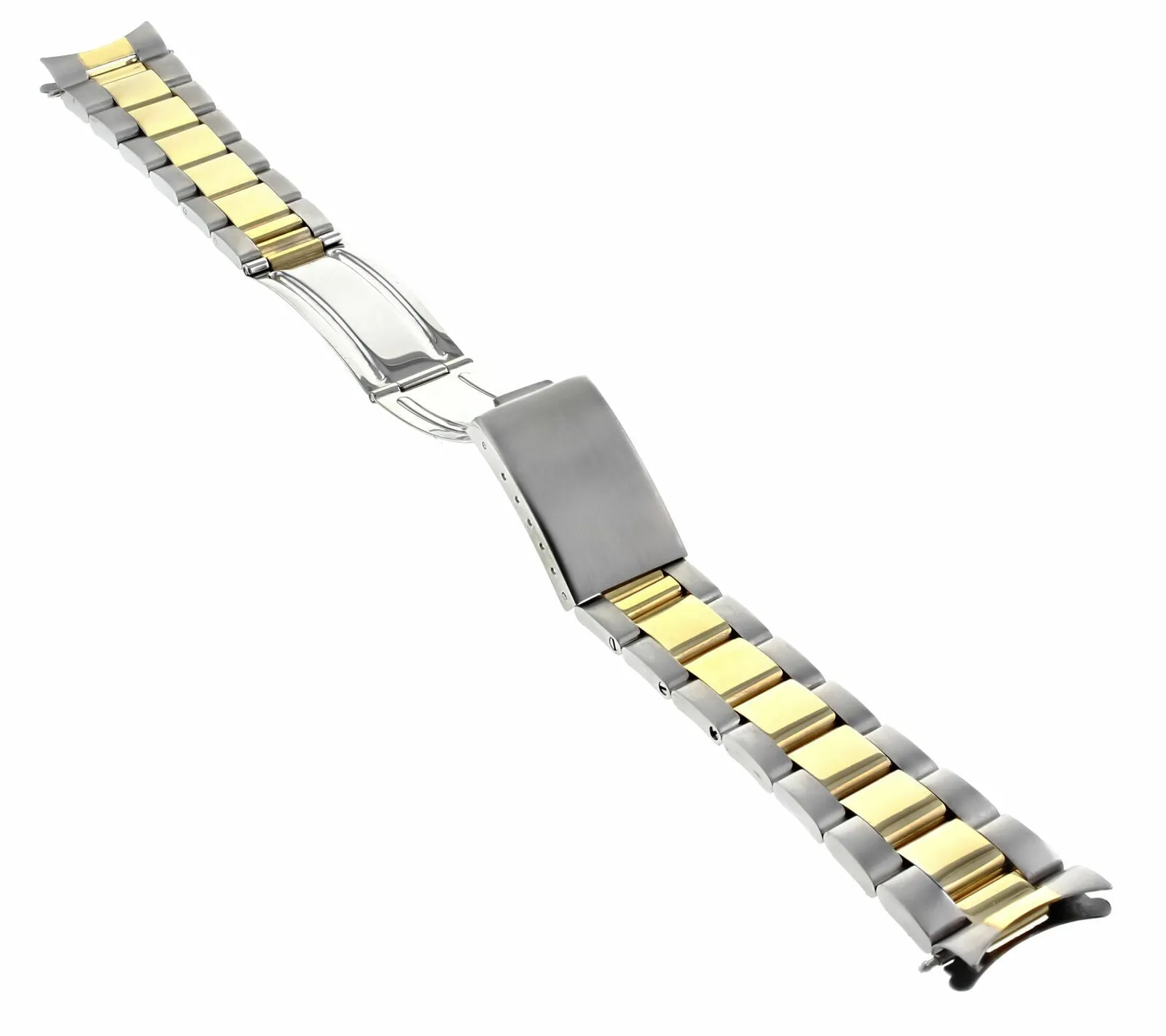 20MM OYSTER WATCH BAND BRACELET FOR ROLEX DATEJUST 1601 1602 1603 1605 TWO TONE