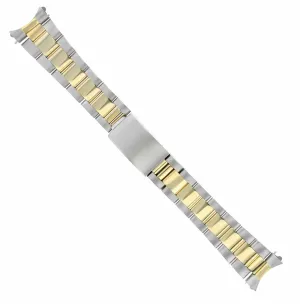 20MM OYSTER WATCH BAND BRACELET FOR ROLEX DATEJUST 1601 1602 1603 1605 TWO TONE