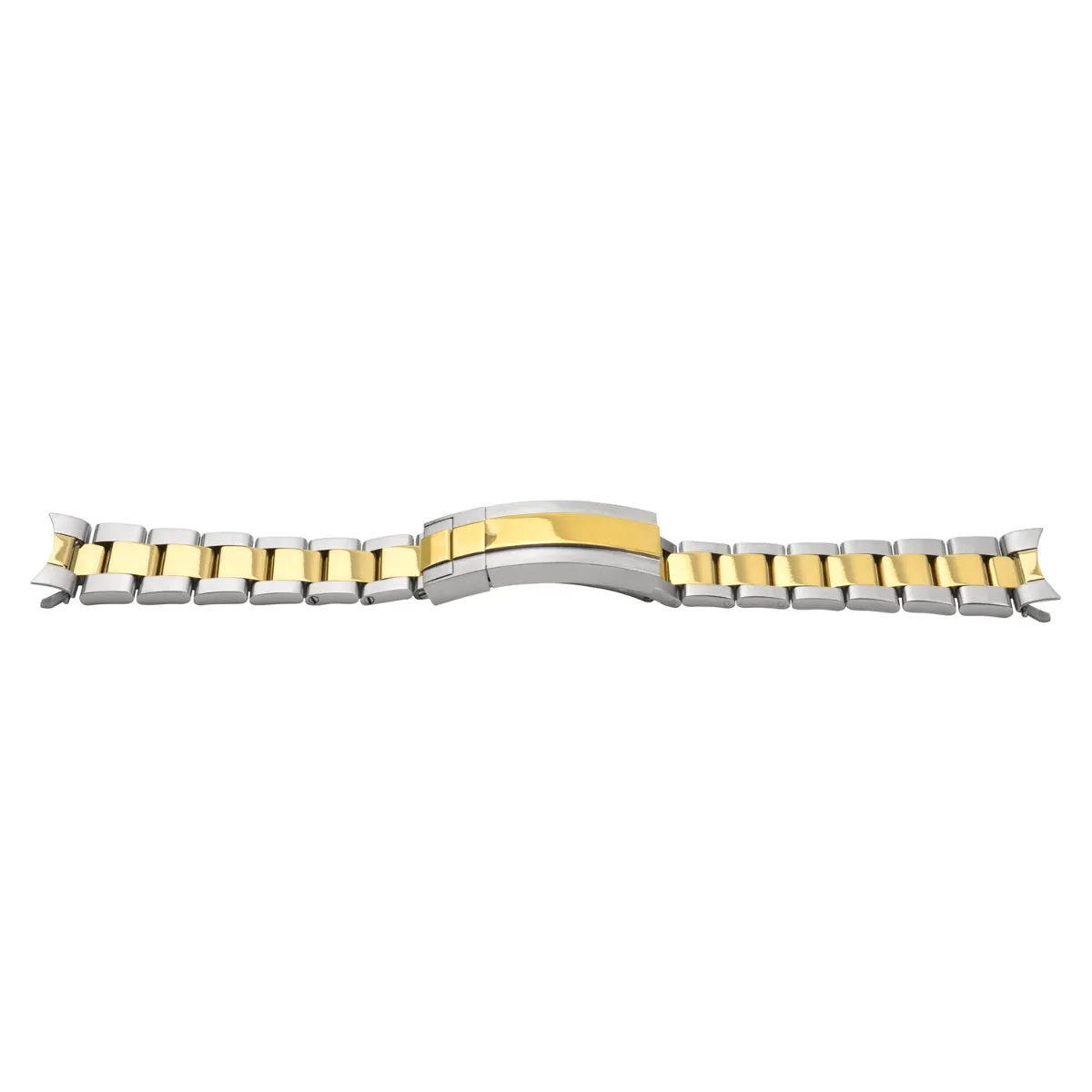 20MM OYSTER WATCH BAND FOR ROLEX SUBMARINER 16800 16810 GLIDE LOCK TWO TONE