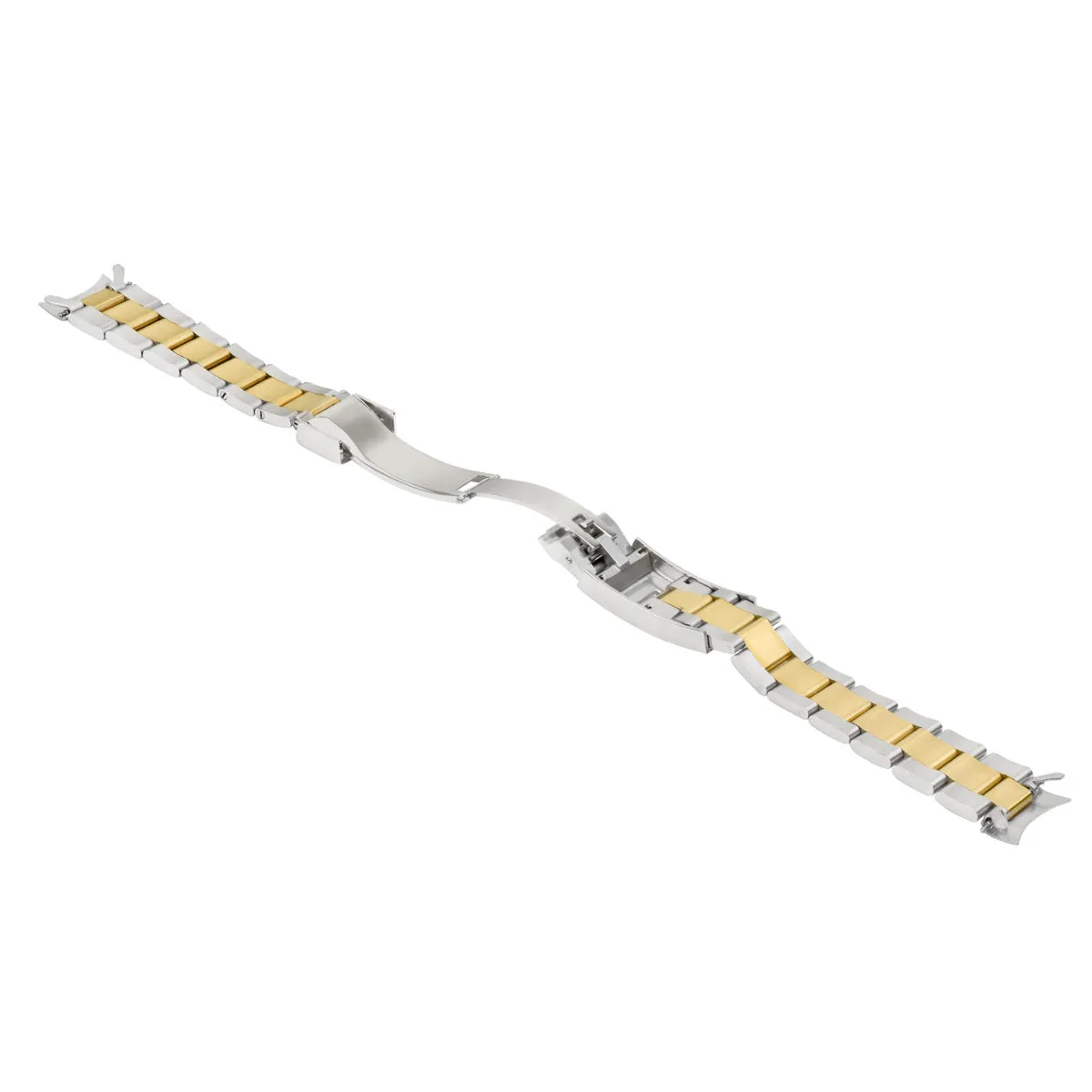 20MM OYSTER WATCH BAND FOR ROLEX SUBMARINER 16800 16810 GLIDE LOCK TWO TONE