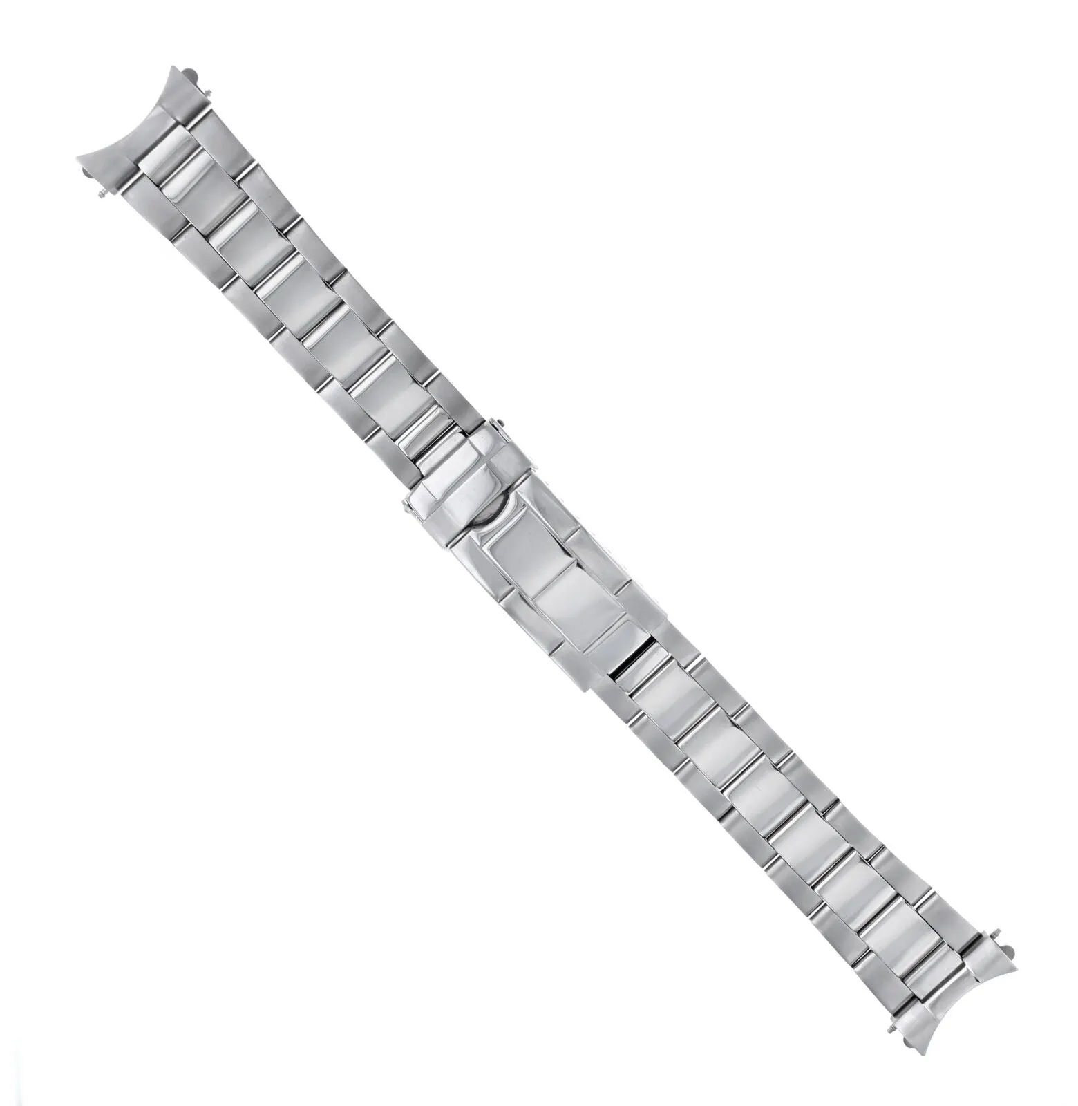 20MM OYSTER WATCH BAND FOR ROLEX SUBMARINER GMT I II 16800 16700 SHINY/CENTER FL
