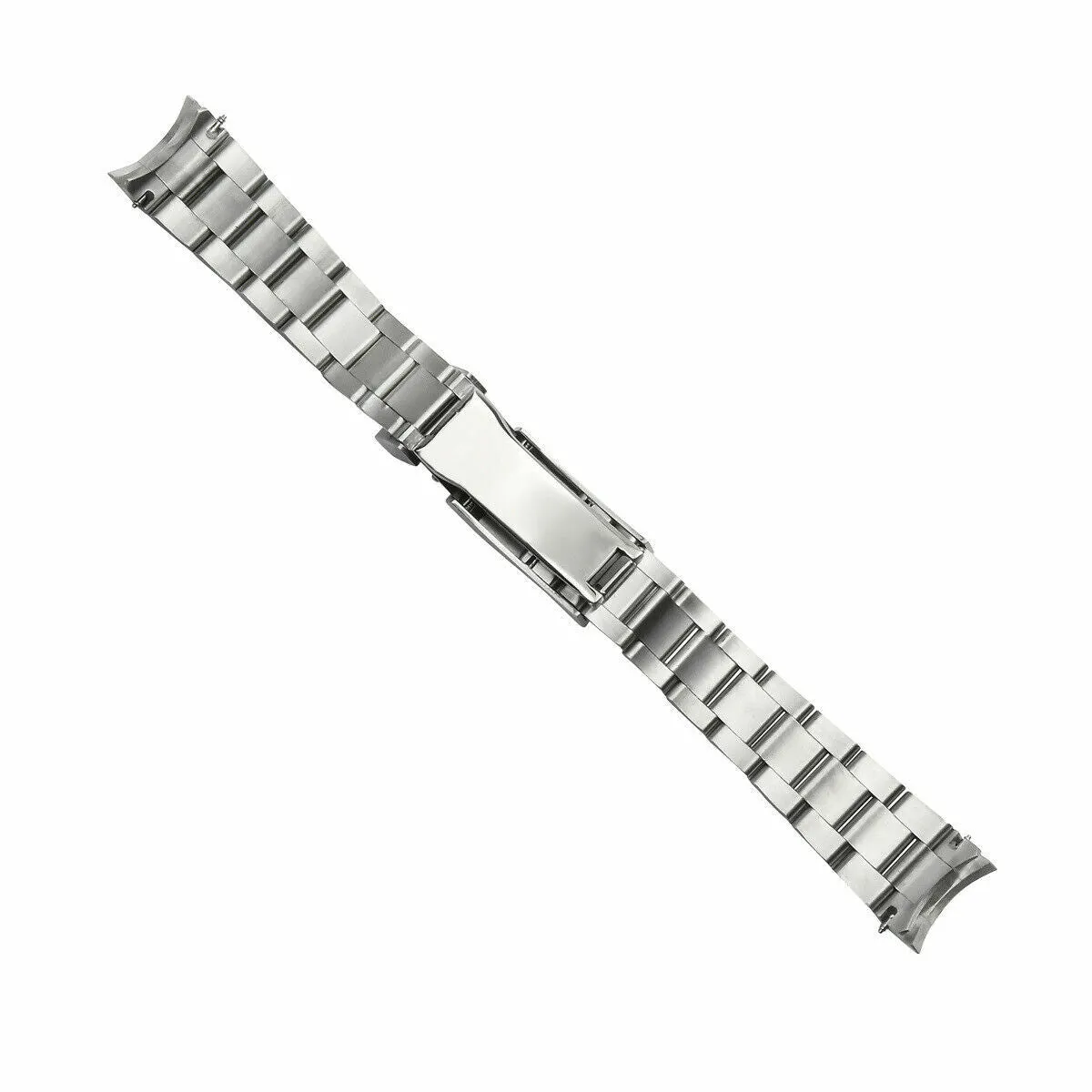 20MM OYSTER WATCH BAND SOLID FOR MEN SEIKO ALPINIST WATCH GLIDE LOCK SHINY CENTE