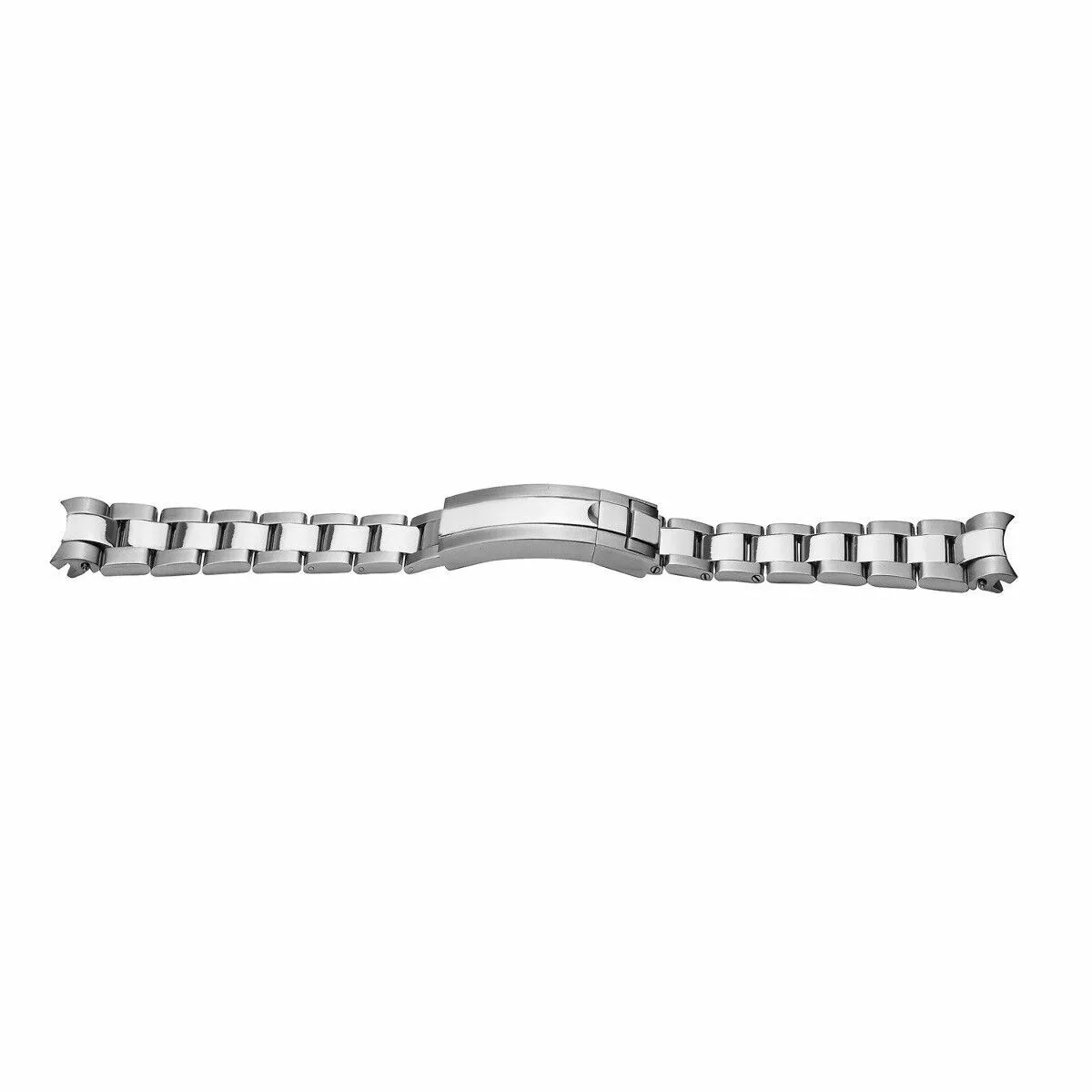 20MM OYSTER WATCH BAND SOLID FOR MEN SEIKO ALPINIST WATCH GLIDE LOCK SHINY CENTE