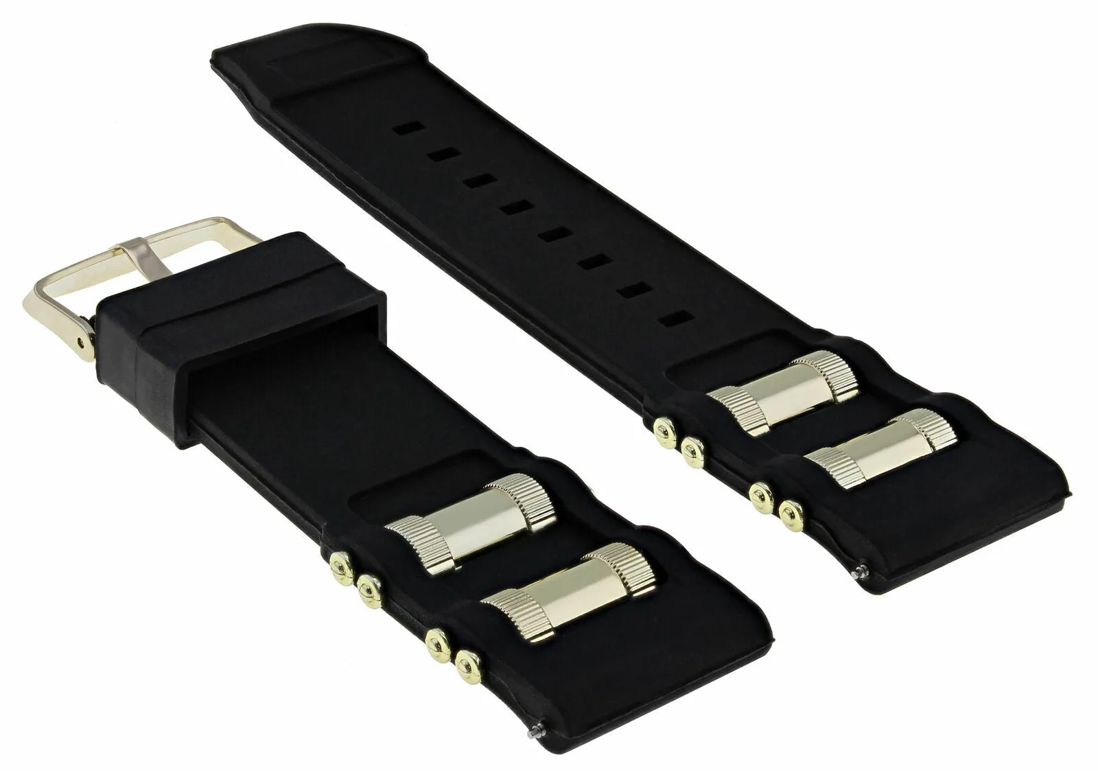 26MM RUBBER WATCH BAND STRAP FOR INVICTA RUSSIAN 1201 1805 1845 1436 11339 GOLD