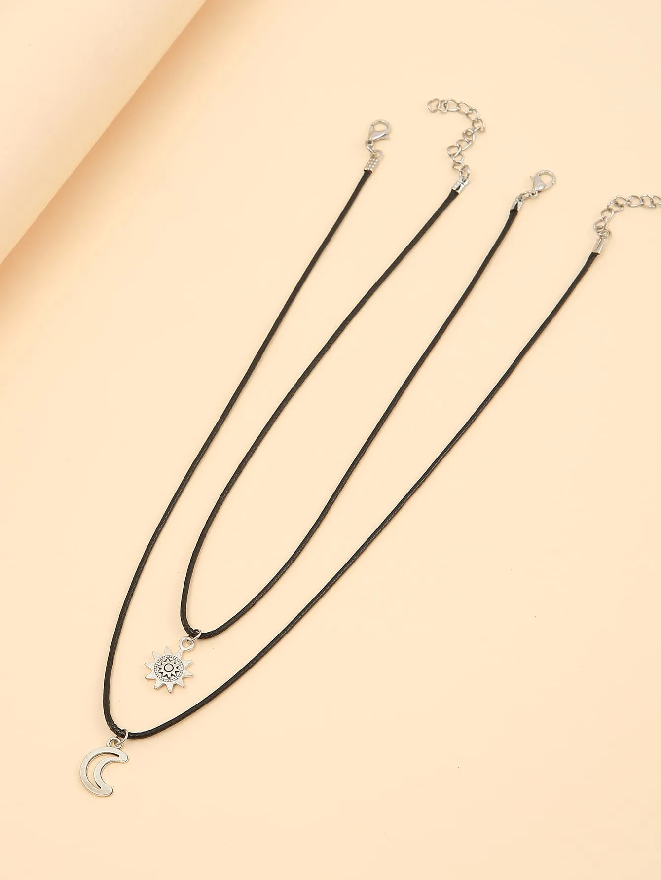 2pcs Sun & Moon Pendant Necklace for Women Jewelry for Women Gift for Her