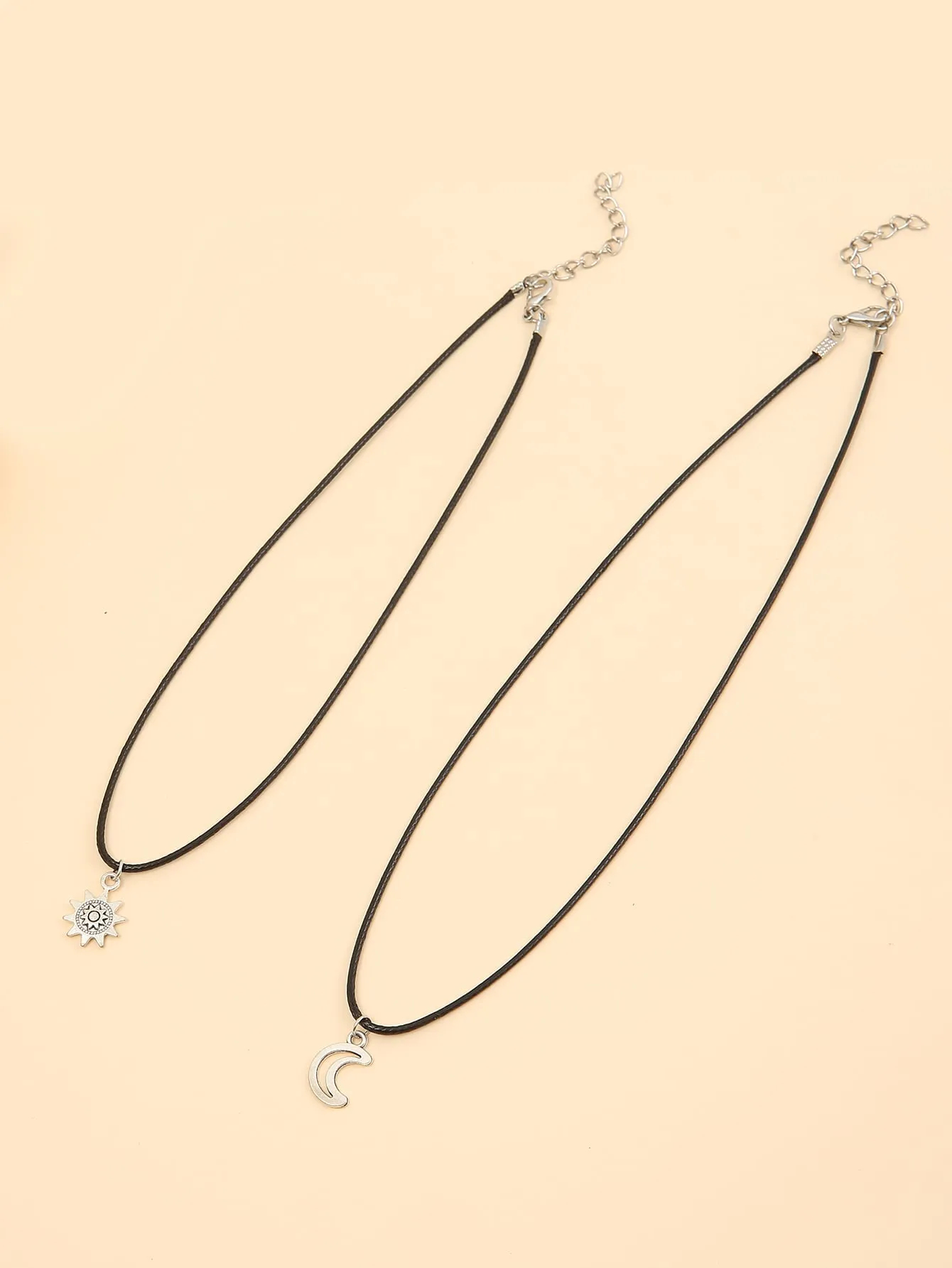 2pcs Sun & Moon Pendant Necklace for Women Jewelry for Women Gift for Her