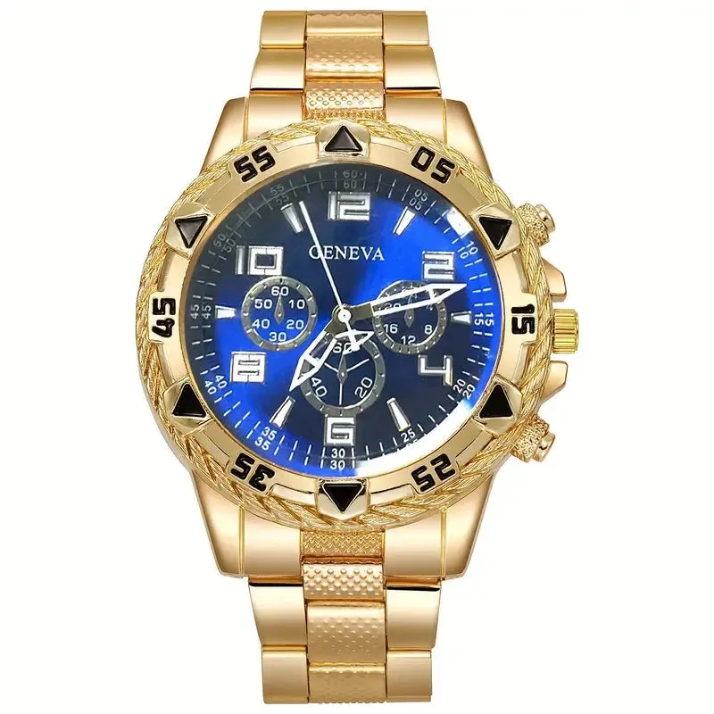 3-Pieces: Fashionable Men's Quartz Watch Set