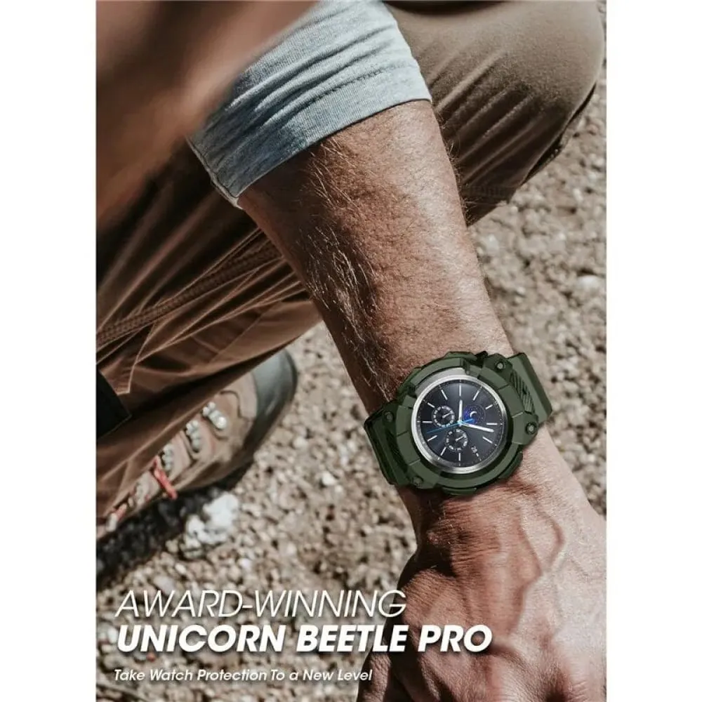 45mm Rugged Protective Cover with Strap Bands for Samsung Galaxy Watch 3 (2020)