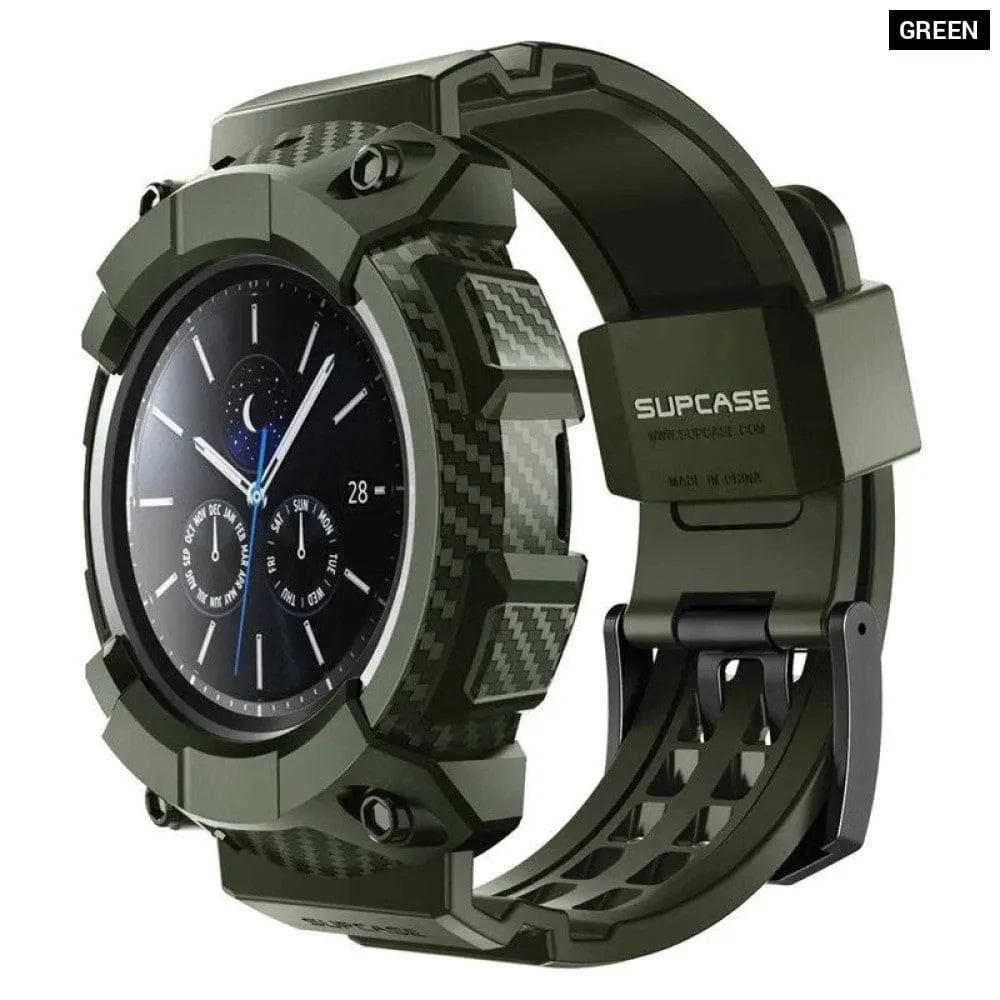45mm Rugged Protective Cover with Strap Bands for Samsung Galaxy Watch 3 (2020)