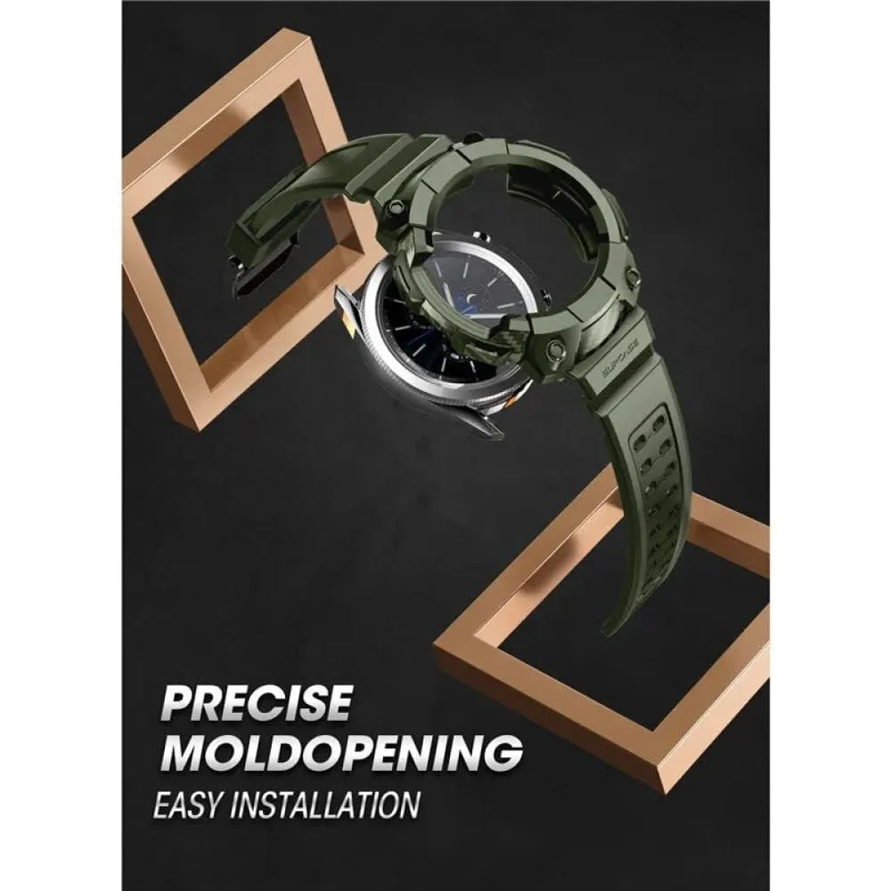 45mm Rugged Protective Cover with Strap Bands for Samsung Galaxy Watch 3 (2020)