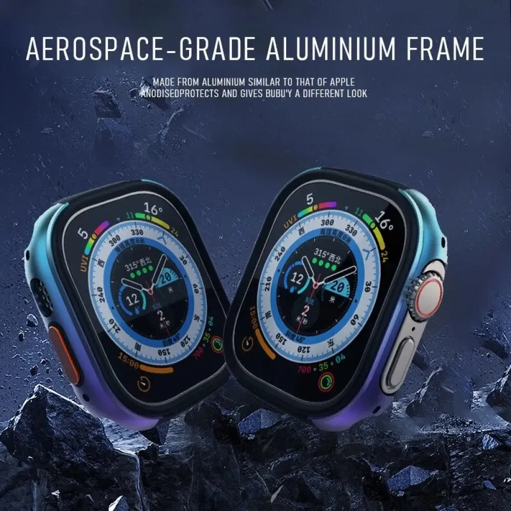 49mm Aluminum Metal Waterproof Protector Cover for Apple Iwatch