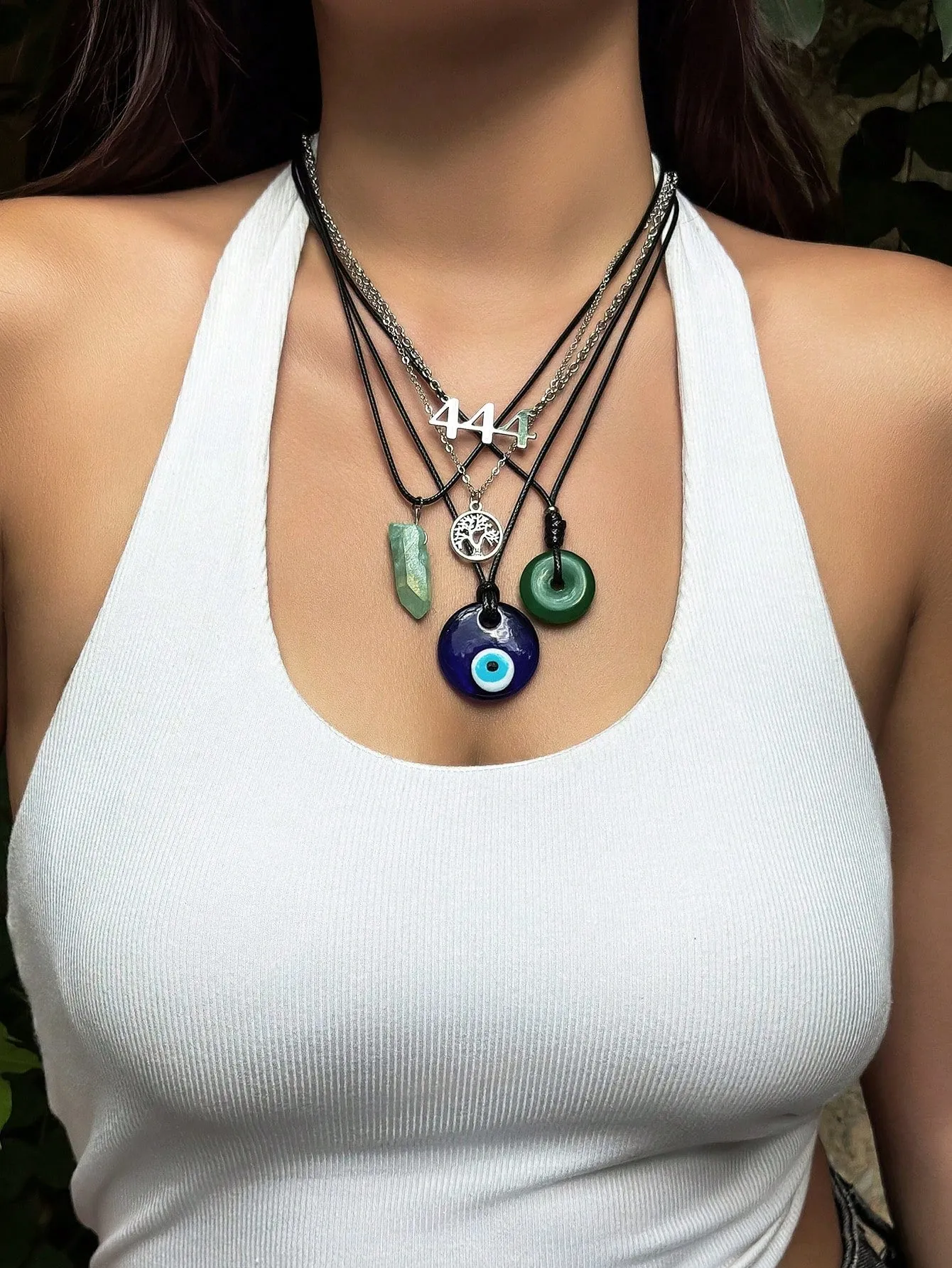 5pcs Bohemian Style & Hippie Jewelry Set For Women Creative Fashionable Vintage