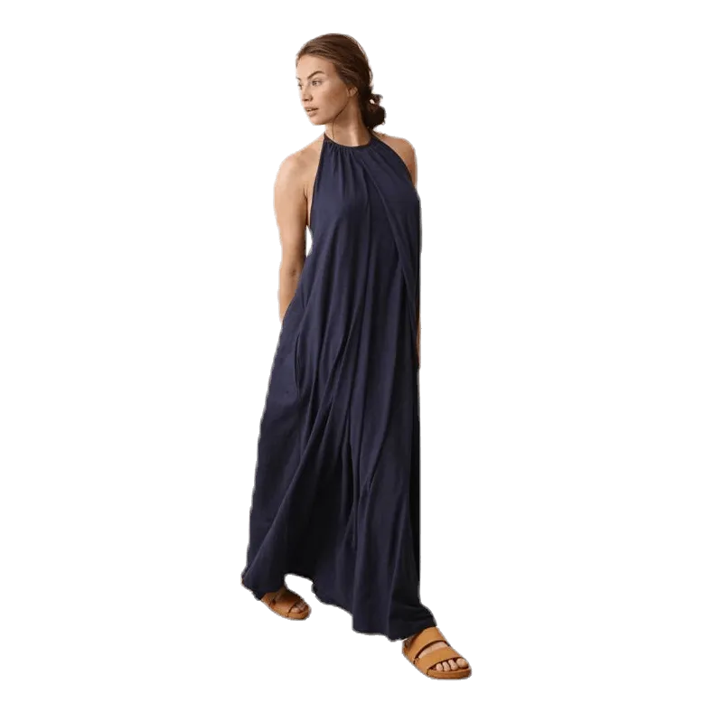 Air Halterneck Dress Blue