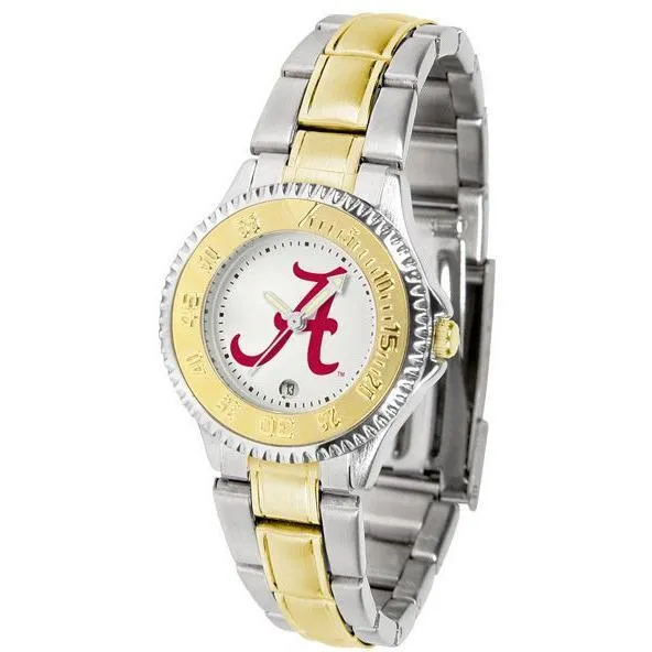 Alabama Crimson Tide Ladies Competitor Two-Tone Band Watch