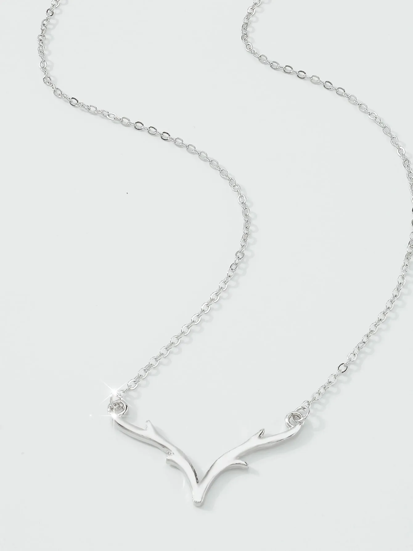 Antler Charm Necklace Jewelry for Women Gift for Her Necklace Accessories