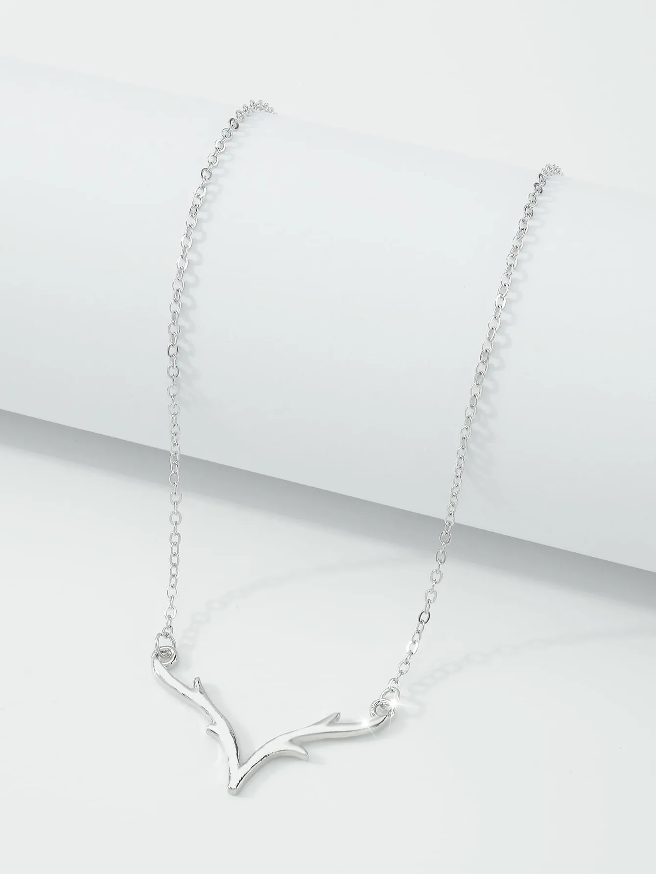 Antler Charm Necklace Jewelry for Women Gift for Her Necklace Accessories