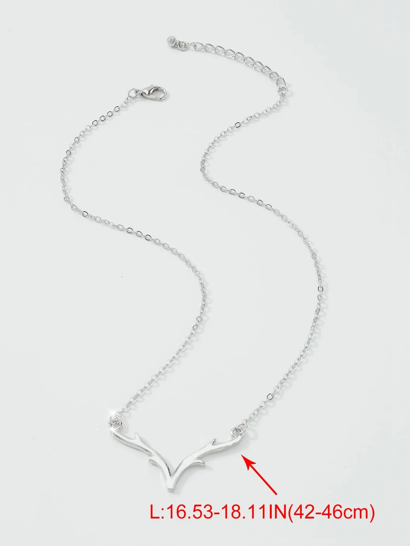 Antler Charm Necklace Jewelry for Women Gift for Her Necklace Accessories