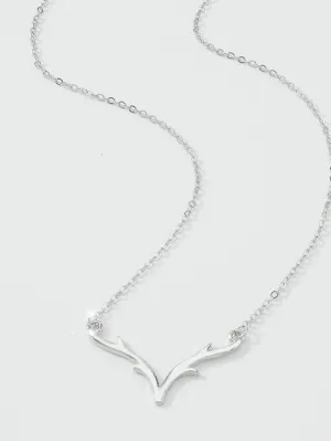 Antler Charm Necklace Jewelry for Women Gift for Her Necklace Accessories