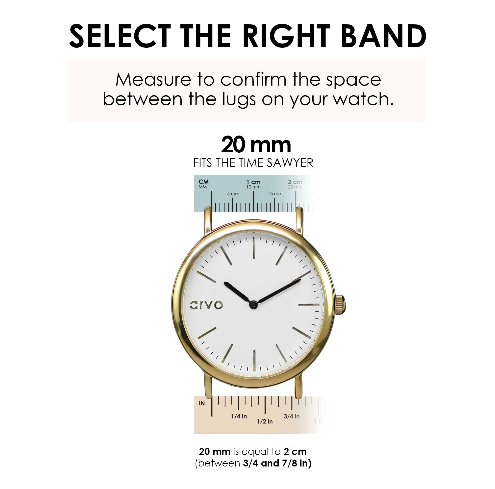 Arvo Nude Genuine Leather Watch Band by Arvo