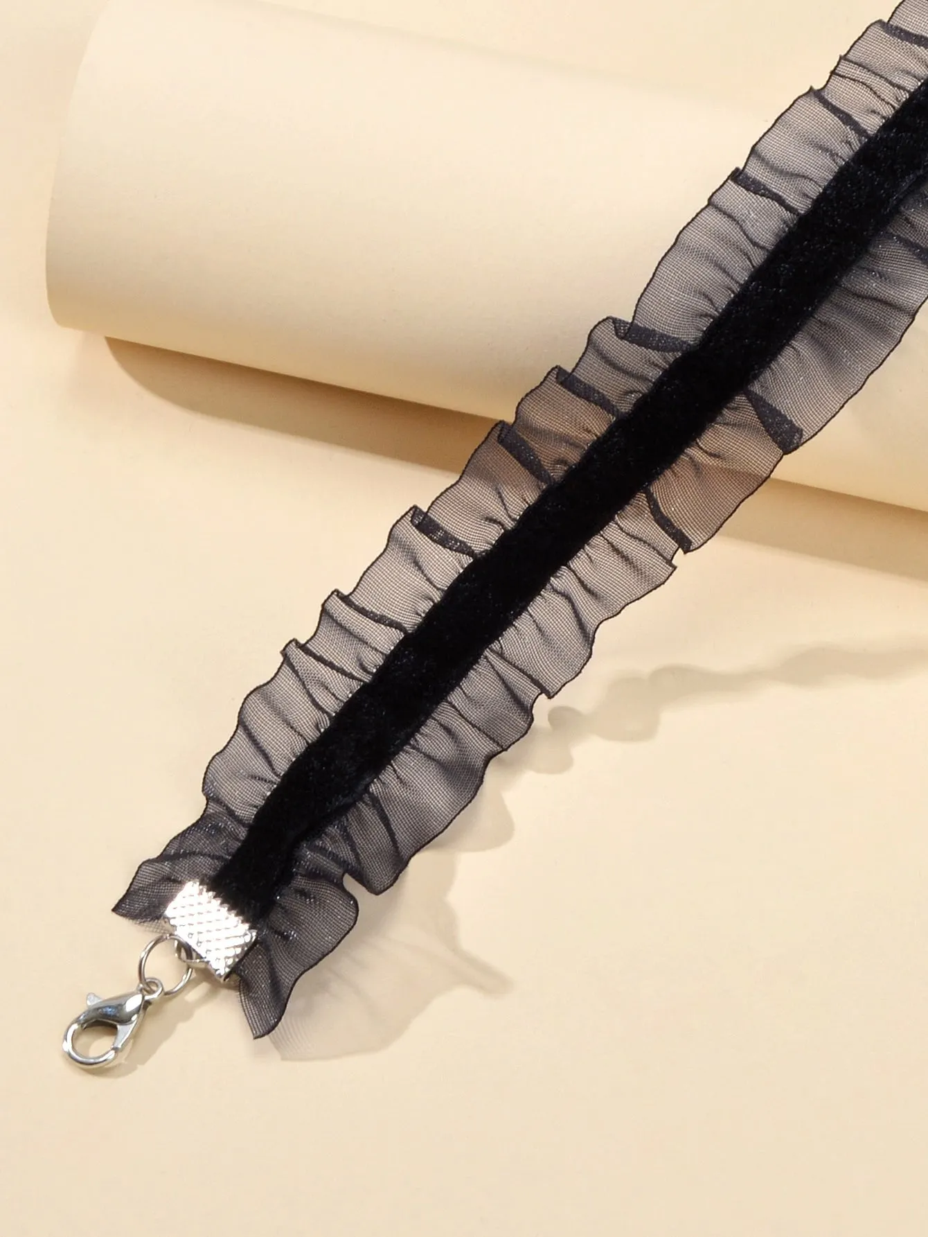 Black Plain Mesh Choker for Women Jewelry for Women Necklace Accessories Gift