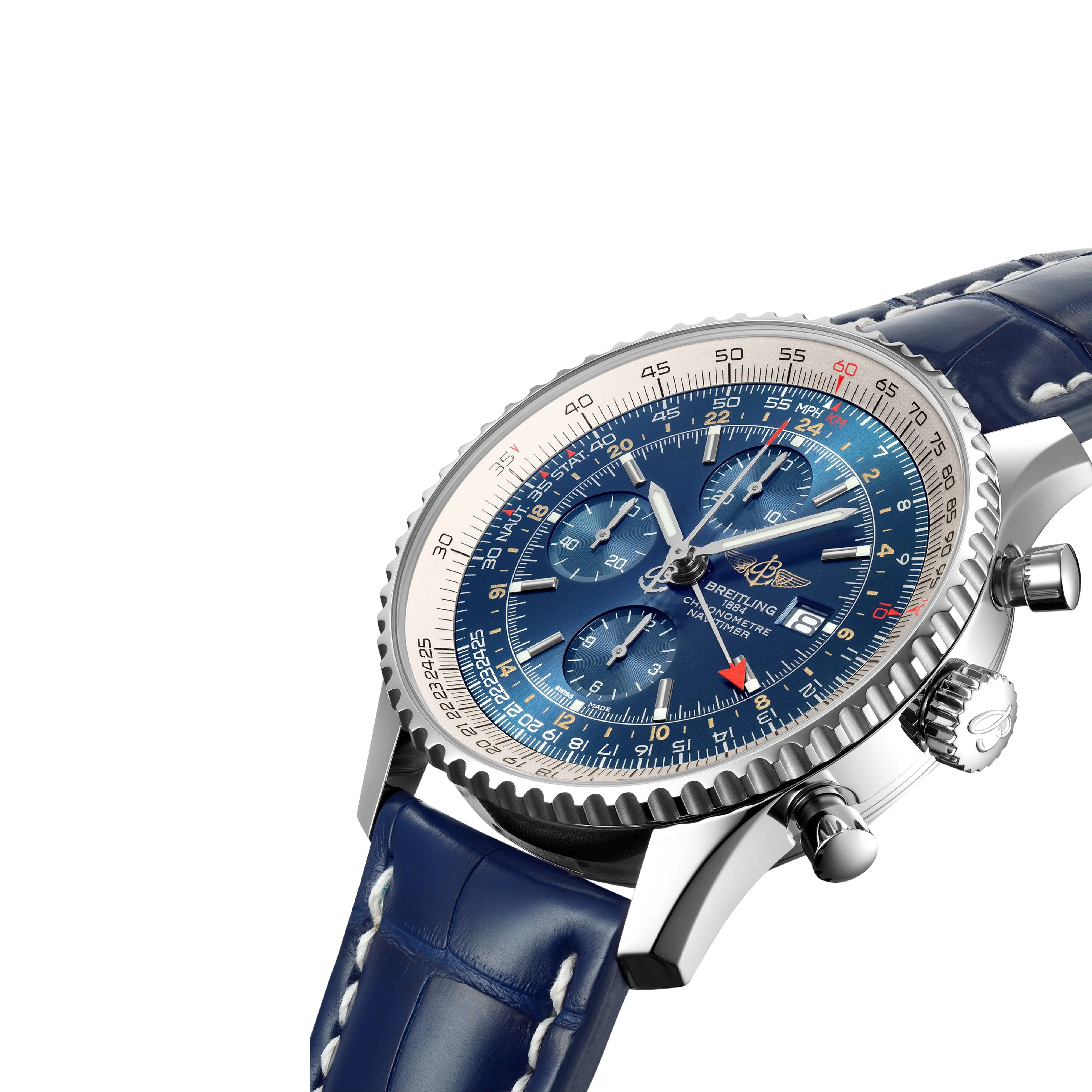 Breitling A2432212-C651 NAVITIMER CHRONOGRAPH GMT 46 Worn