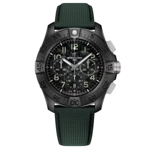 Breitling Avenger B01 Chronograph Night Mission 46mm Black Dial Ceramic Automatic Gents Watch SB0148101B1X1