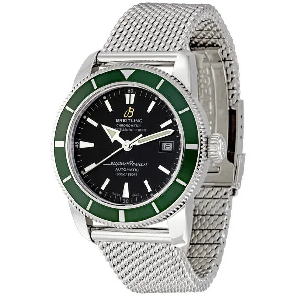 Breitling Superocean Heritage 42 Green Bezel Automatic Men's Watch A1732136-ba61ss A1732136-BA61-154A