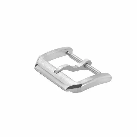 BRUSHED 18MM TANG BUCKLE FOR IWC PILOT WATCH FOT RIBBER LEATHER STRAP WATCJ BAND