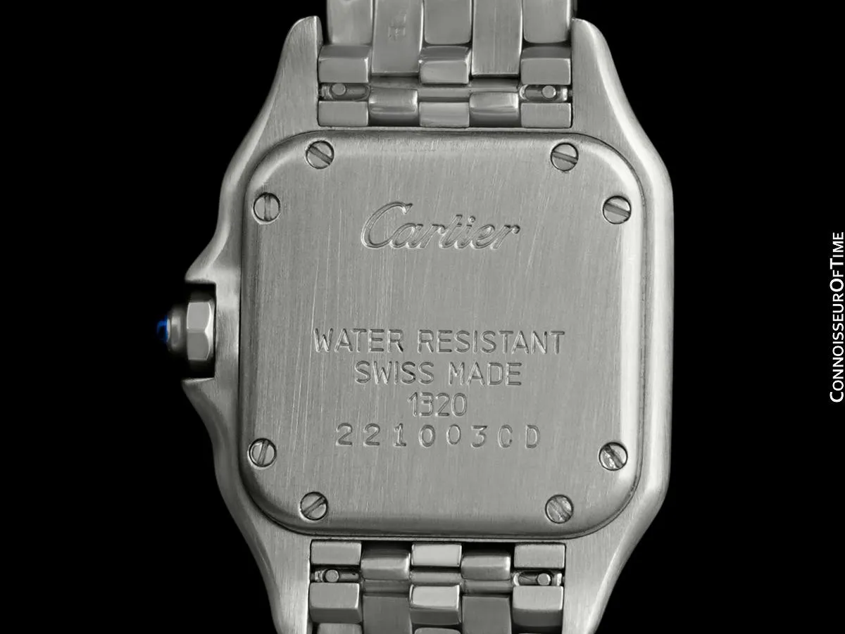 Cartier Panthere (Panther) Ladies Stainless Steel Ref. 1320 Watch, W25033P5 Watch - Box & Papers
