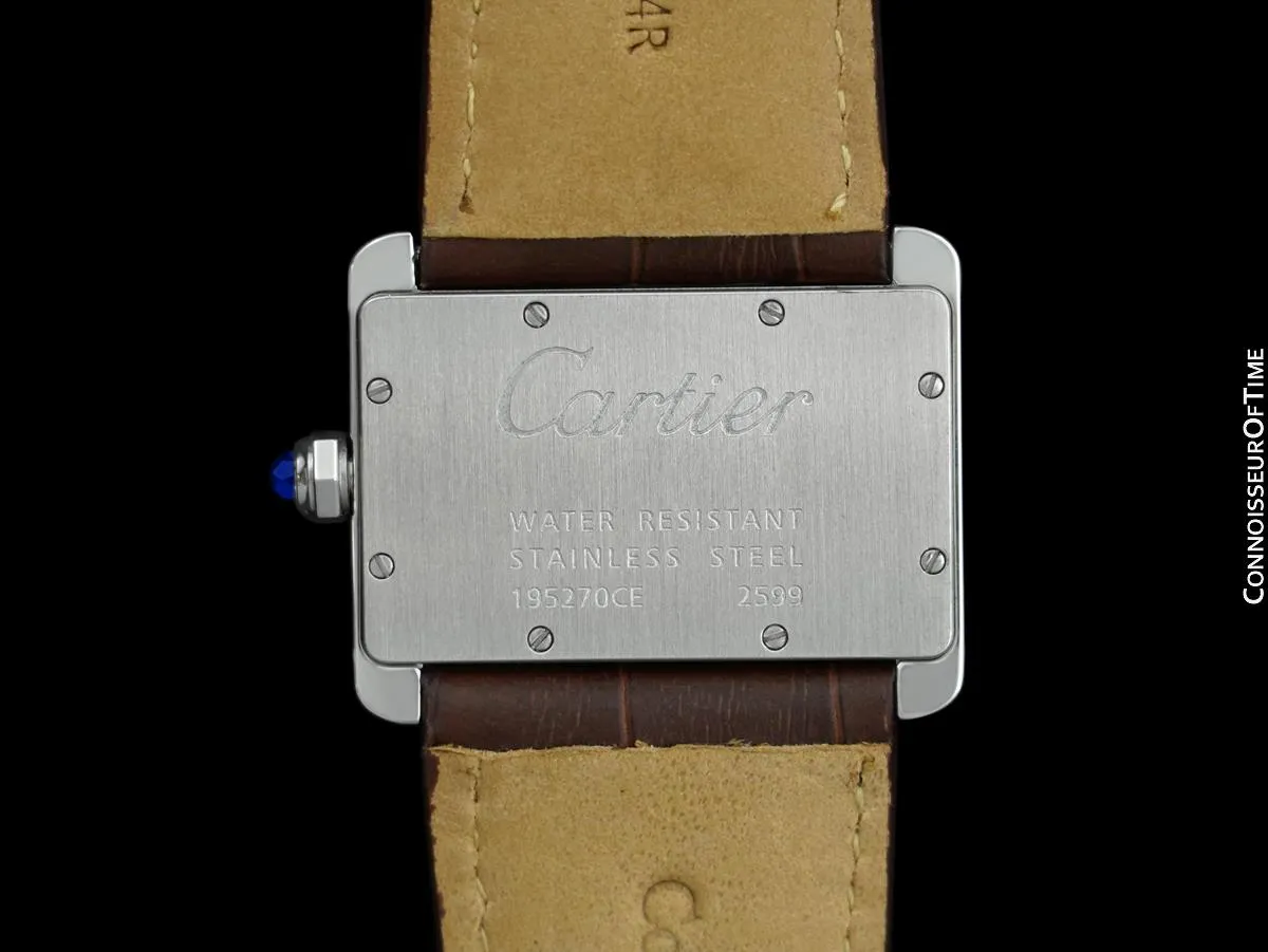 Cartier Tank Divan Ladies Ref. 2599 Watch - Stainless Steel
