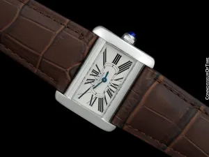 Cartier Tank Divan Ladies Ref. 2599 Watch - Stainless Steel