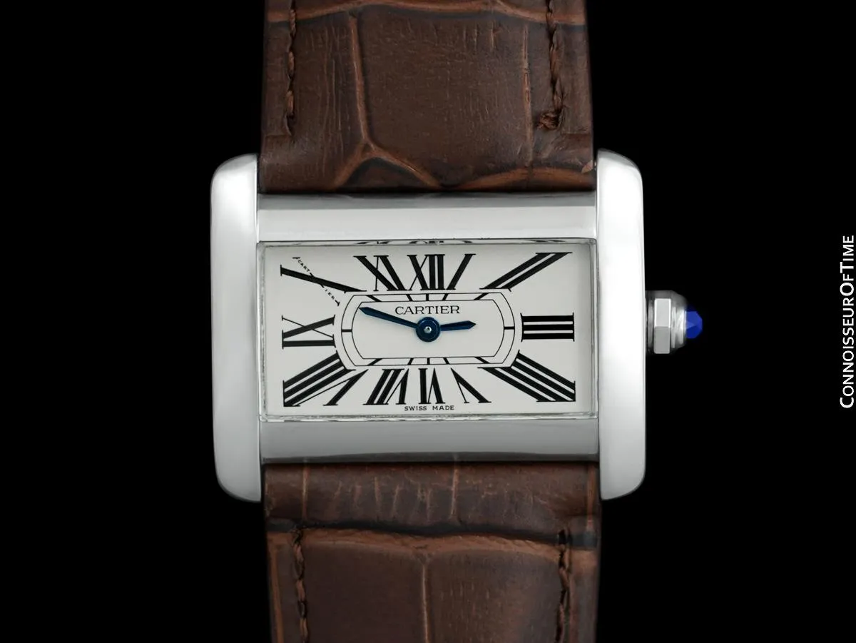 Cartier Tank Divan Ladies Ref. 2599 Watch - Stainless Steel