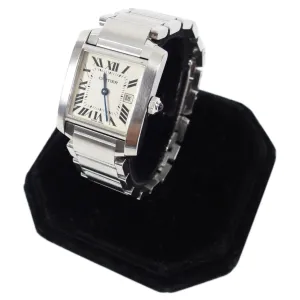 Cartier Tank Francaise Stainless Steel Ladies Small Model