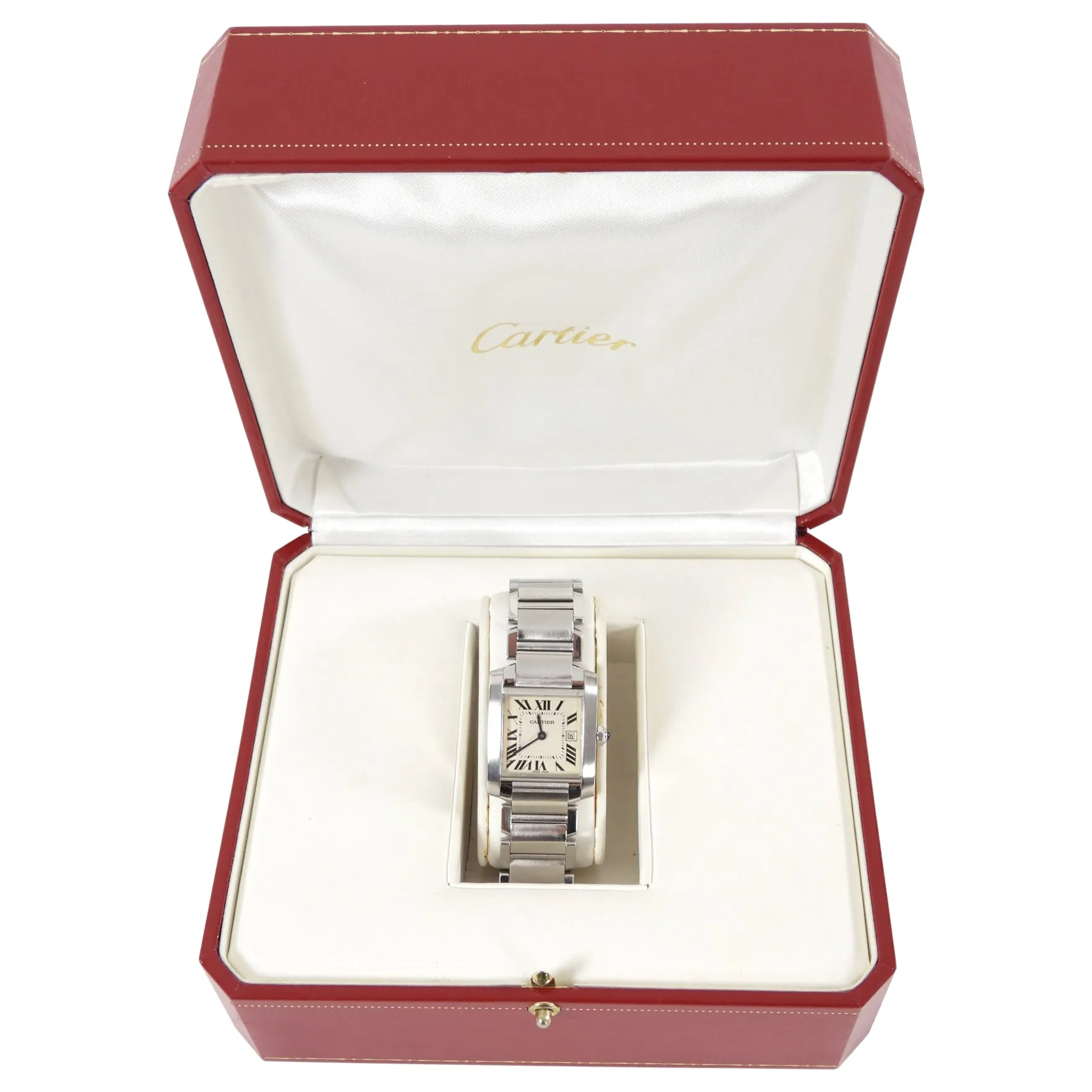 Cartier Tank Francaise Stainless Steel Ladies Small Model
