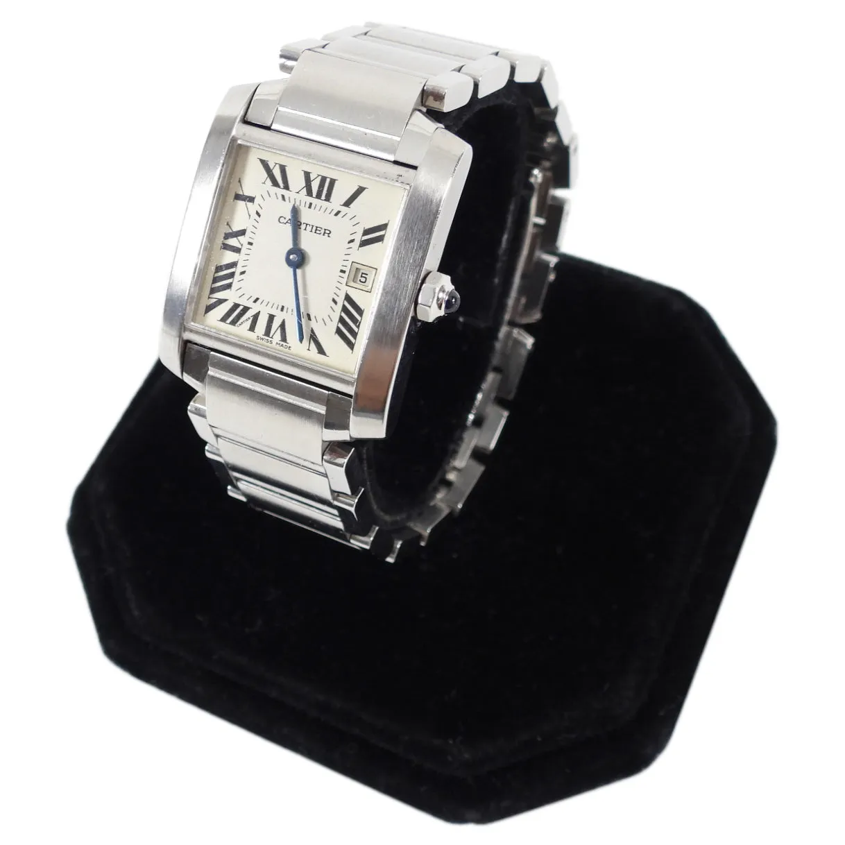 Cartier Tank Francaise Stainless Steel Ladies Small Model