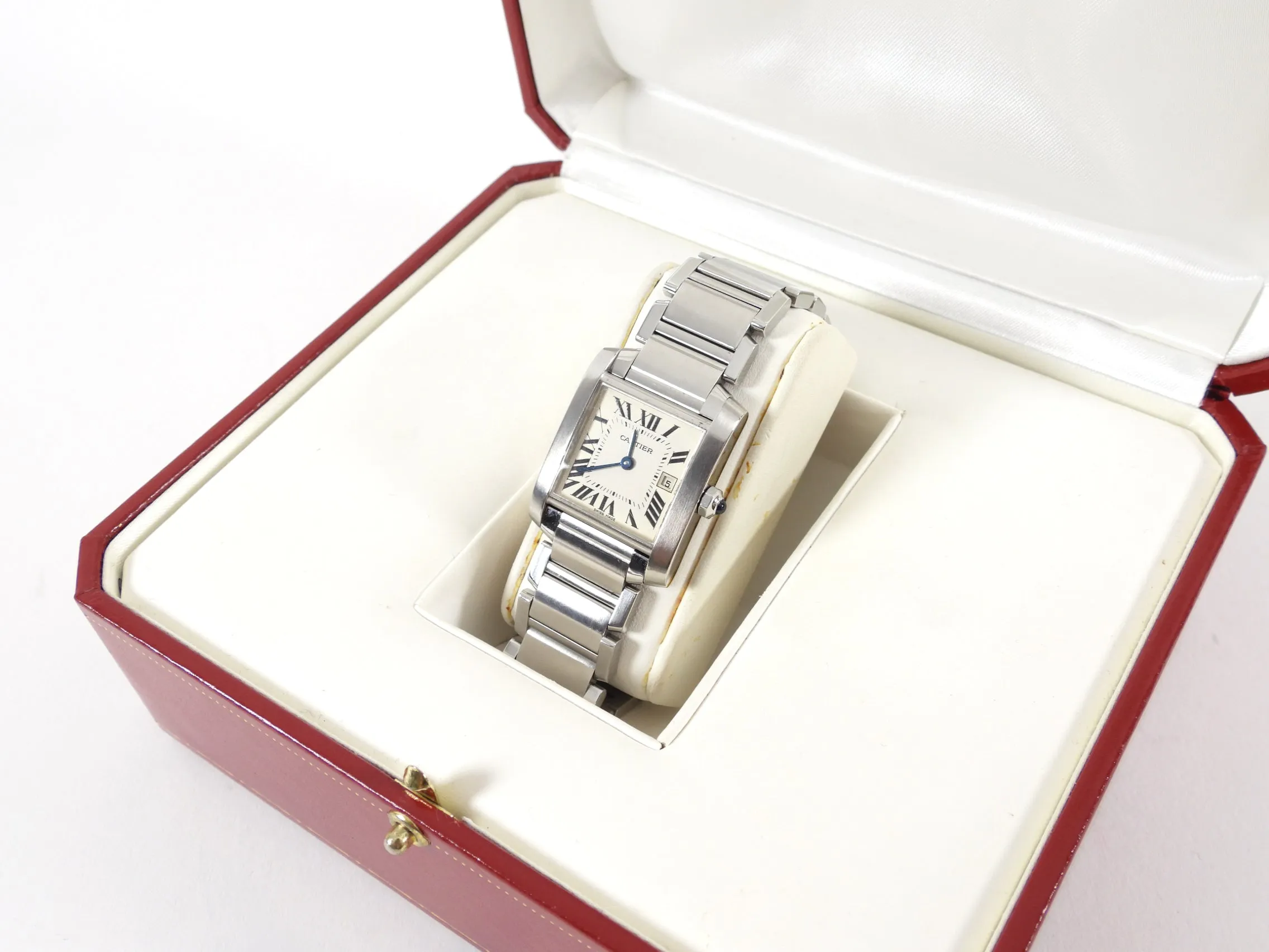 Cartier Tank Francaise Stainless Steel Ladies Small Model