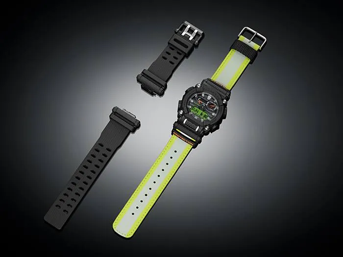 Casio G-Shock HEAVY DUTY With Extra Interchangeable Strap Mens Watch GA900E-1A3