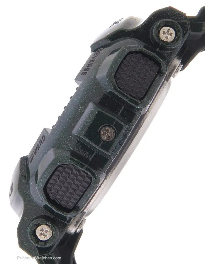 Casio G-Shock S Series Womens Watch - Green - Strap - 200m - World Time
