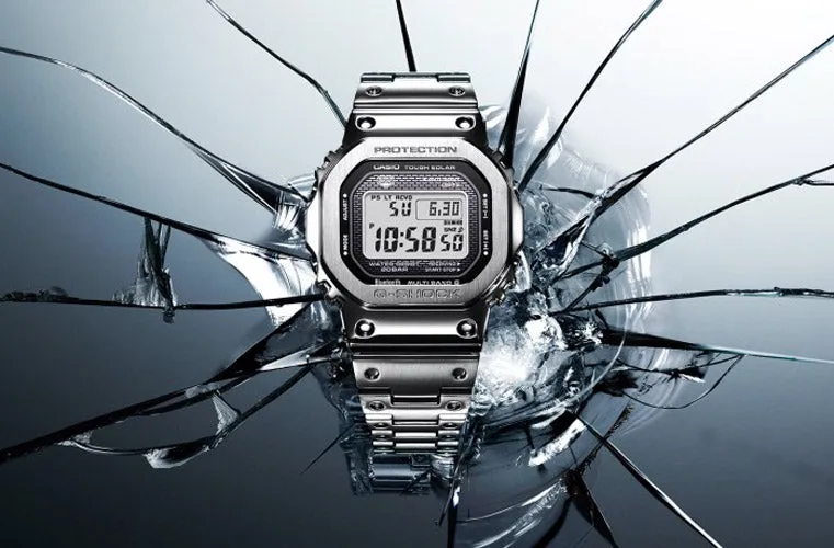 CASIO G-SHOCK Silver Radio-controlled Watch #GMW-B5000D-1DR