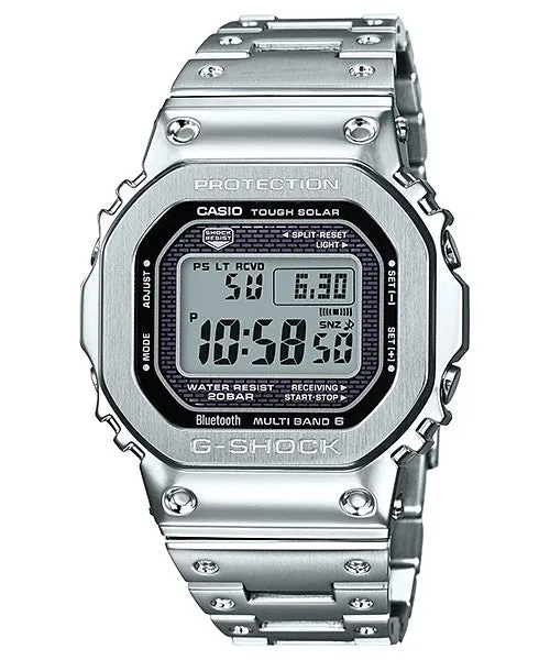 CASIO G-SHOCK Silver Radio-controlled Watch #GMW-B5000D-1DR