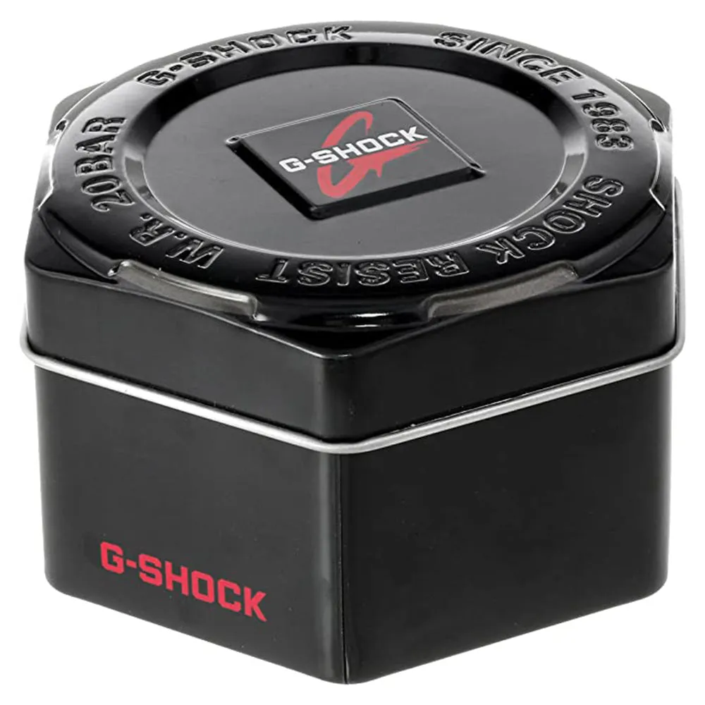 Casio Men's Black Dial Resin Band G-Shock Analog and Digital Quartz Watch - GA-110-1BCR