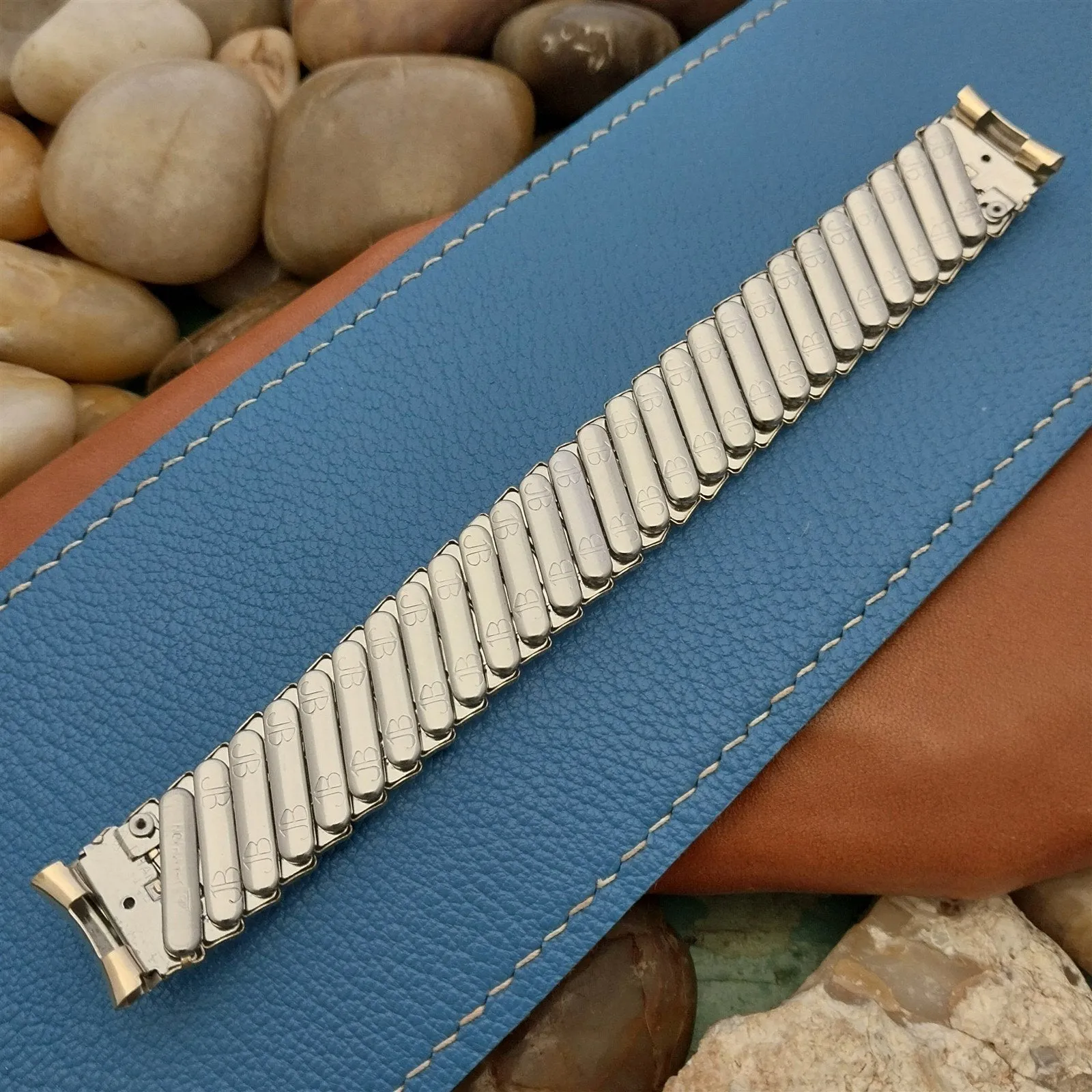 Classic 5/8" 12k Yellow Gold-Filled JB Champion Unused 1950s Vintage Watch Band