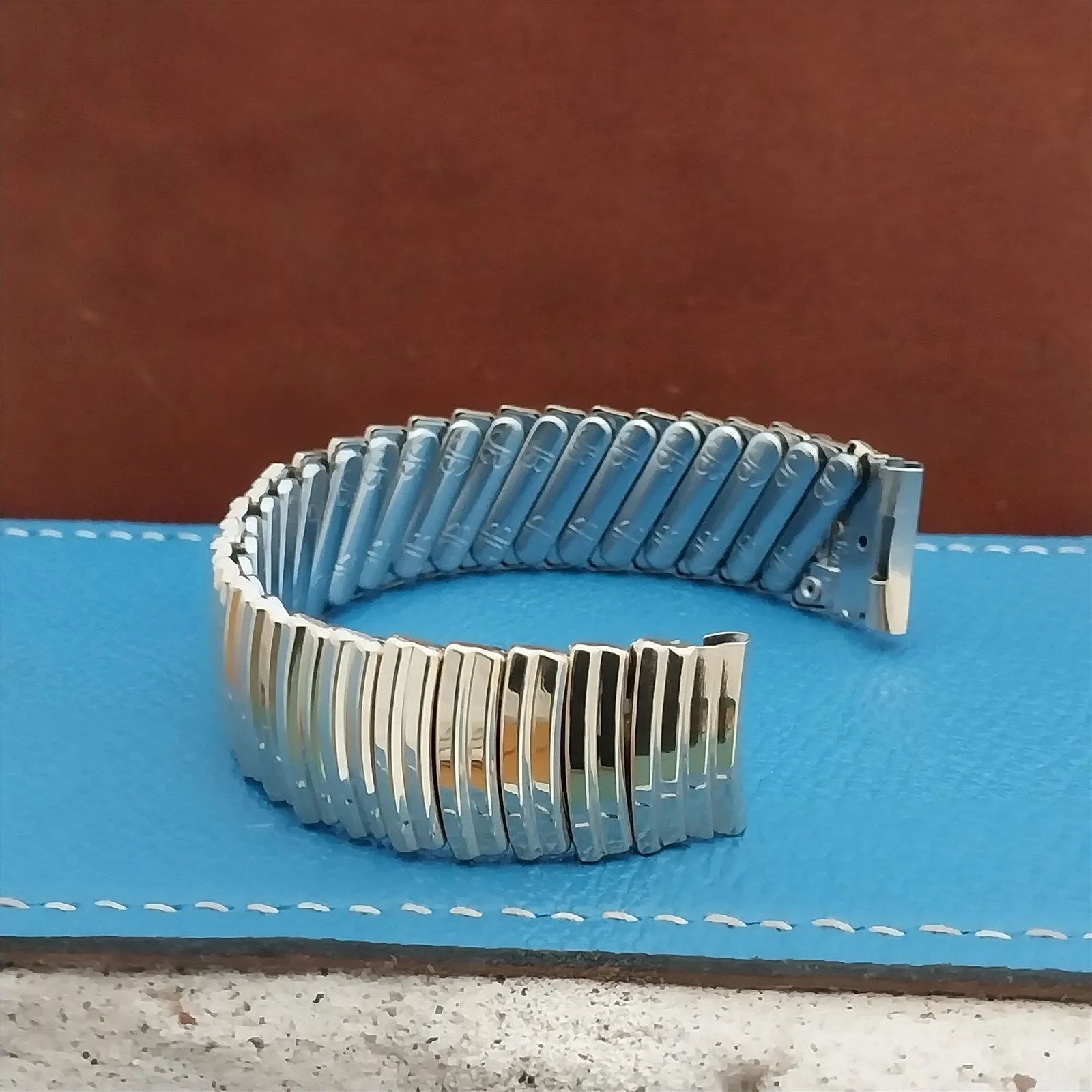 Classic 5/8" 12k Yellow Gold-Filled JB Champion Unused 1950s Vintage Watch Band
